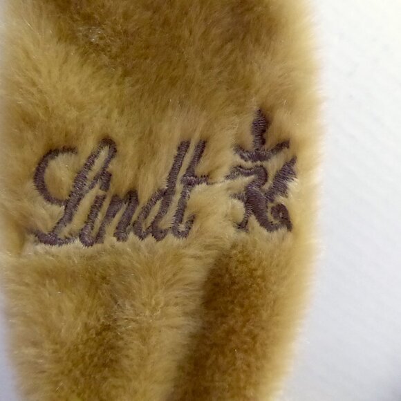 NEW PLUSH FUZZY RABBIT EASTER BUNNY EARS HEADBAND LINDT CHOCOLATE BRAND - Picture 3 of 5